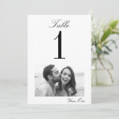 Cherished Moments Trouwtafel nummer Kaart (5x7) (Staand voorkant)