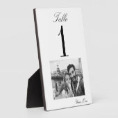 Cherished Moments Trouwtafel nummer Kaart (5x7) Fotoplaat (Zijkant)