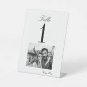 Cherished Moments Trouwtafel nummer Kaart (5x7) Reclamebord Met Voetstuk (Voorkant)