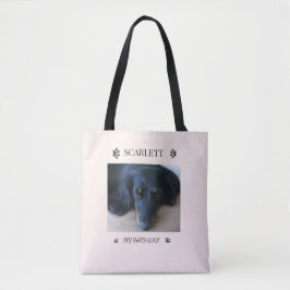 Cherished Paw Print Companion Tote Bag