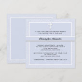 Cherned Blue - Religieuze Uitnodiging (Voorkant / Achterkant)