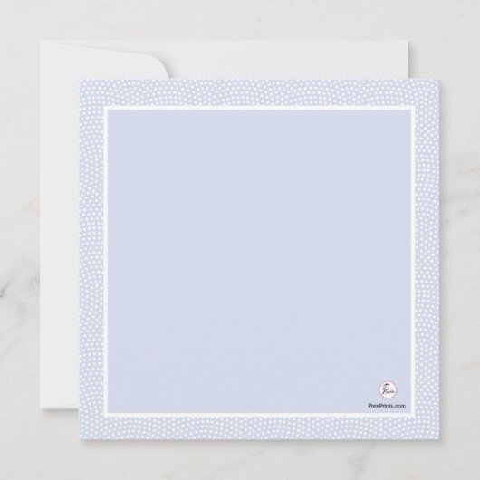 Cherned Blue - Religieuze Uitnodiging (Achterkant)