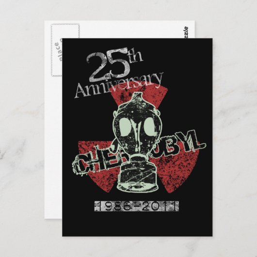 CHERNOBYL BRIEFKAART (Voorkant / Achterkant)