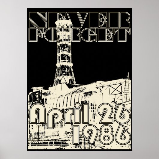 CHERNOBYL POSTER (Voorkant)