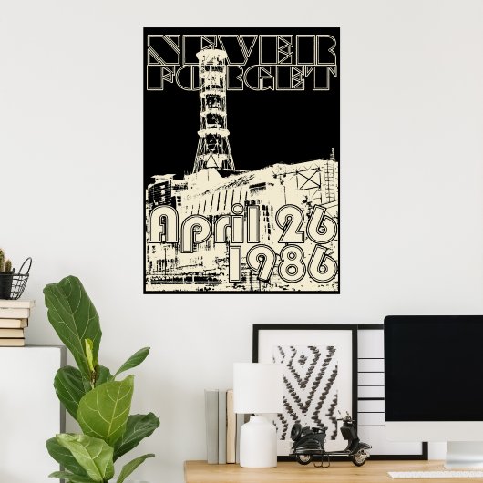CHERNOBYL POSTER (Thuiskantoor)