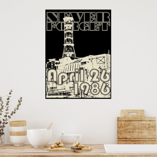 CHERNOBYL POSTER (Keuken)