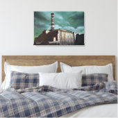 Chernobyl Power Plant canvas print (Insitu (Slaapkamer))