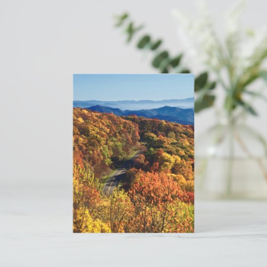 cherohala skyway briefkaart (Staand voorkant)