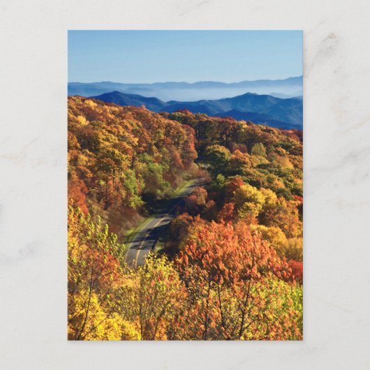cherohala skyway briefkaart (Voorkant)