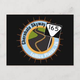 Cherohala Skyway Famous Motorcycle Road Briefkaart