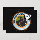 Cherohala Skyway Famous Motorcycle Road Briefkaart (Voorkant / Achterkant)