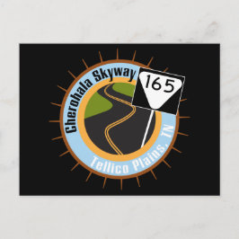 Cherohala Skyway Famous Motorcycle Road Briefkaart