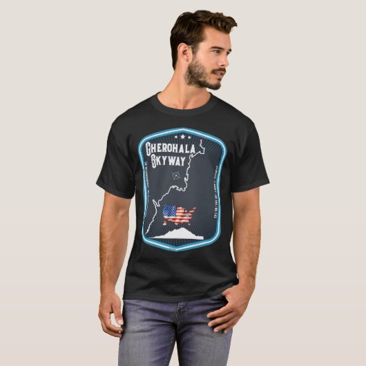 Cherohala Skyway National Schilderachtig Byways, T T-shirt (Voorkant volledig)