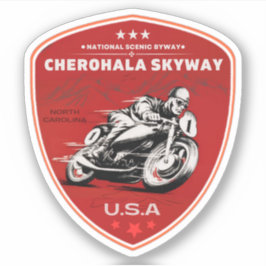 Cherohala Skyway Tennessee naar North Carolina Sticker