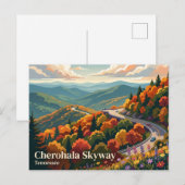Cherohala Skyway USA Briefkaart (Voorkant / Achterkant)