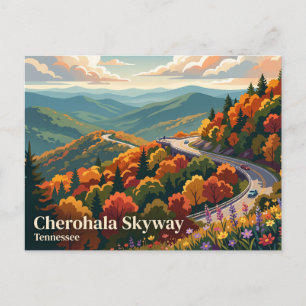 Cherohala Skyway USA Briefkaart
