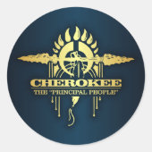 Cherokee 2 ronde sticker (Voorkant)