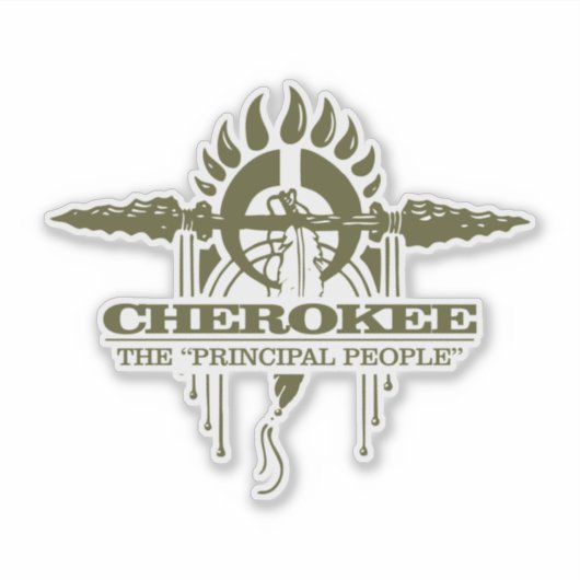 Cherokee 2 sticker (Voorkant)