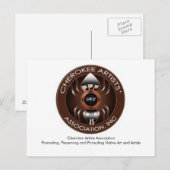 Cherokee Artists Association Post Card Briefkaart (Voorkant / Achterkant)