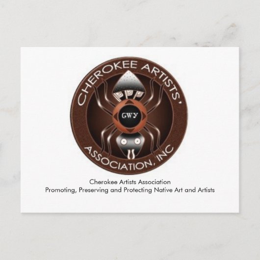 Cherokee Artists Association Post Card Briefkaart (Voorkant)