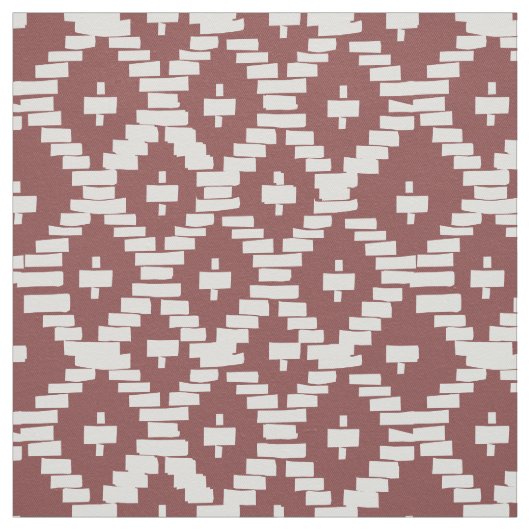 Cherokee Basket Design on Fabric Stof (Swatch)