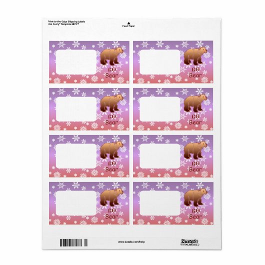 Cherokee Beer Aangepaste Verzendlabel (Full Sheet)