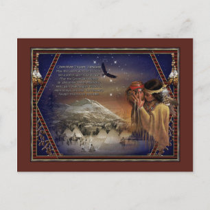 Cherokee Blessing Briefkaart Native American