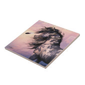 Cherokee Blue Art Tile Tegeltje (Zijkant)