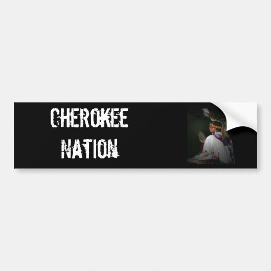 Cherokee Boy Bumpersticker (Voorkant)