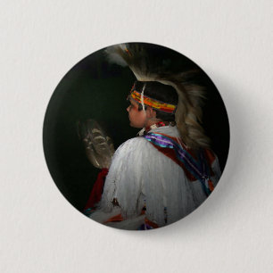 Cherokee Boy Ronde Button 5,7 Cm