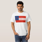 Cherokee Braves Flag, Verenigde Staten T-shirt (Voorkant volledig)
