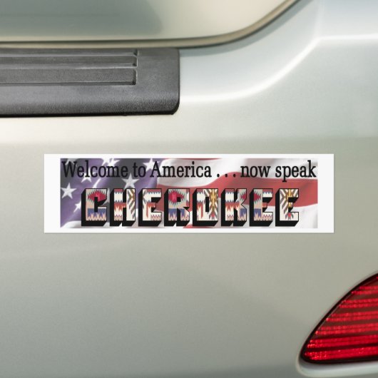 Cherokee Bumpersticker (Op auto)