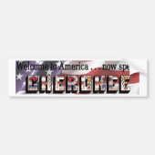Cherokee Bumpersticker (Voorkant)
