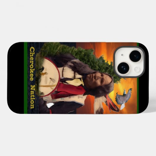 Cherokee Case-Mate iPhone Case (Achterkant (horizontaal))