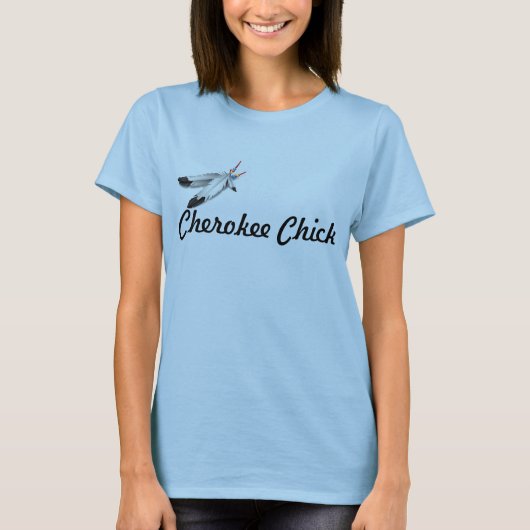 Cherokee Chick T Shirt (Voorkant)