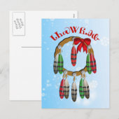 Cherokee Christmas Dream Catcher Briefkaart (Voorkant / Achterkant)