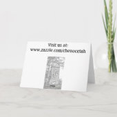 Cherokee Christmas Wreath Card Feestdagen Kaart (Achterkant)