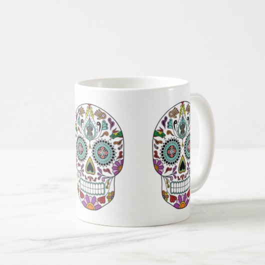 Cherokee Day of the Dead Koffiemok (Voorkant rechts)