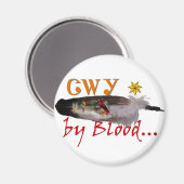 Cherokee door bloed magneet (Voorkant / Achterkant)