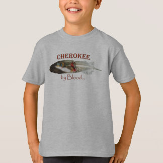 Cherokee door bloed t-shirt