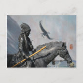 Cherokee & Eagle Briefkaart (Voorkant)