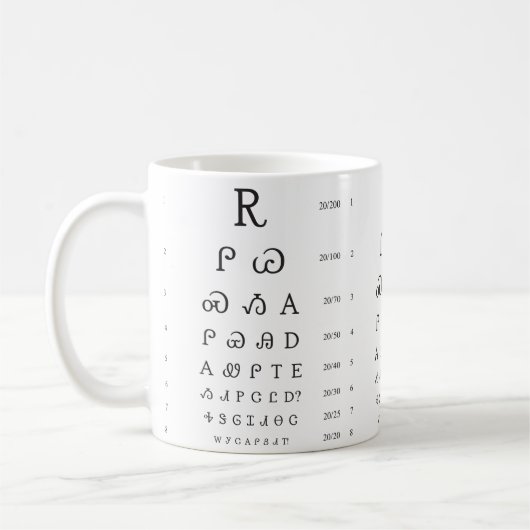 Cherokee Eye Test Koffiemok (Links)