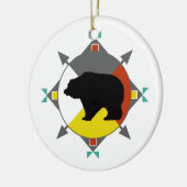 Cherokee Four Directions Beer Ornament (Links)
