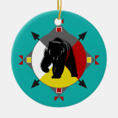 Cherokee Four Directions Beer Ornament (Voorkant)
