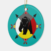 Cherokee Four Directions Beer Ornament (Links)