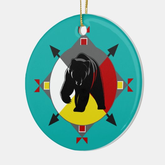 Cherokee Four Directions Beer Ornament (Links)