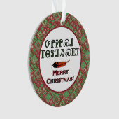Cherokee Holiday Greetings Circle Ornament (voorkant)