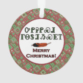 Cherokee Holiday Greetings Circle Ornament (achterkant)