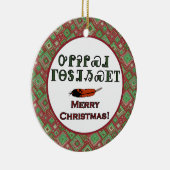 Cherokee Holiday Greetings Ornament (Rechts)