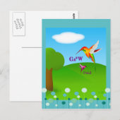 Cherokee Hummingbird Briefkaart (Voorkant / Achterkant)